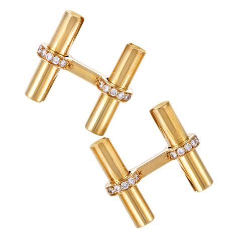 cartier men's cufflinks.